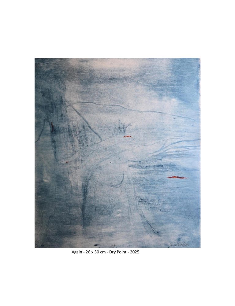 Again- 26x30 cm - Dry point - 2025