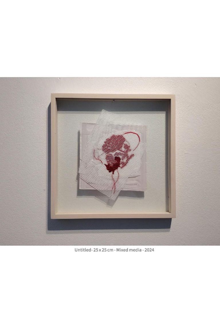 untitled - 25x25 cm - mixed media -2024