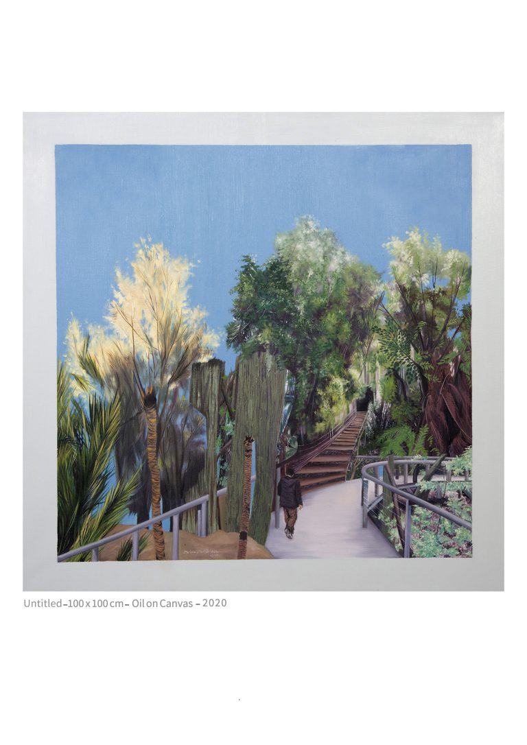 untitled - 100x100 cm - oil on canvas - 2020