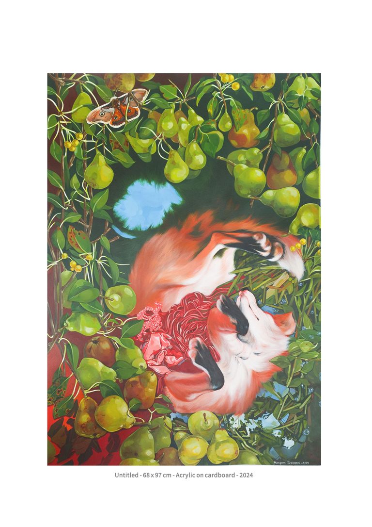 untitled - 68x97 cm - Acrylic on cardboard - 2024