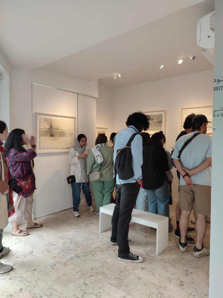 saba imani - witnessed horizon - installation views