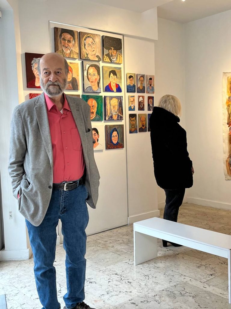 NEMAT LALEI - faces - installation views