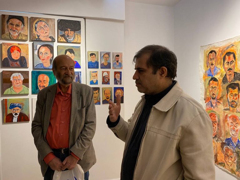 NEMAT LALEI - faces - installation views