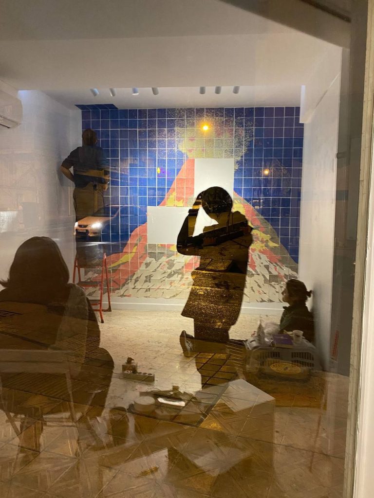 pegah shamloo - outburst - installation views