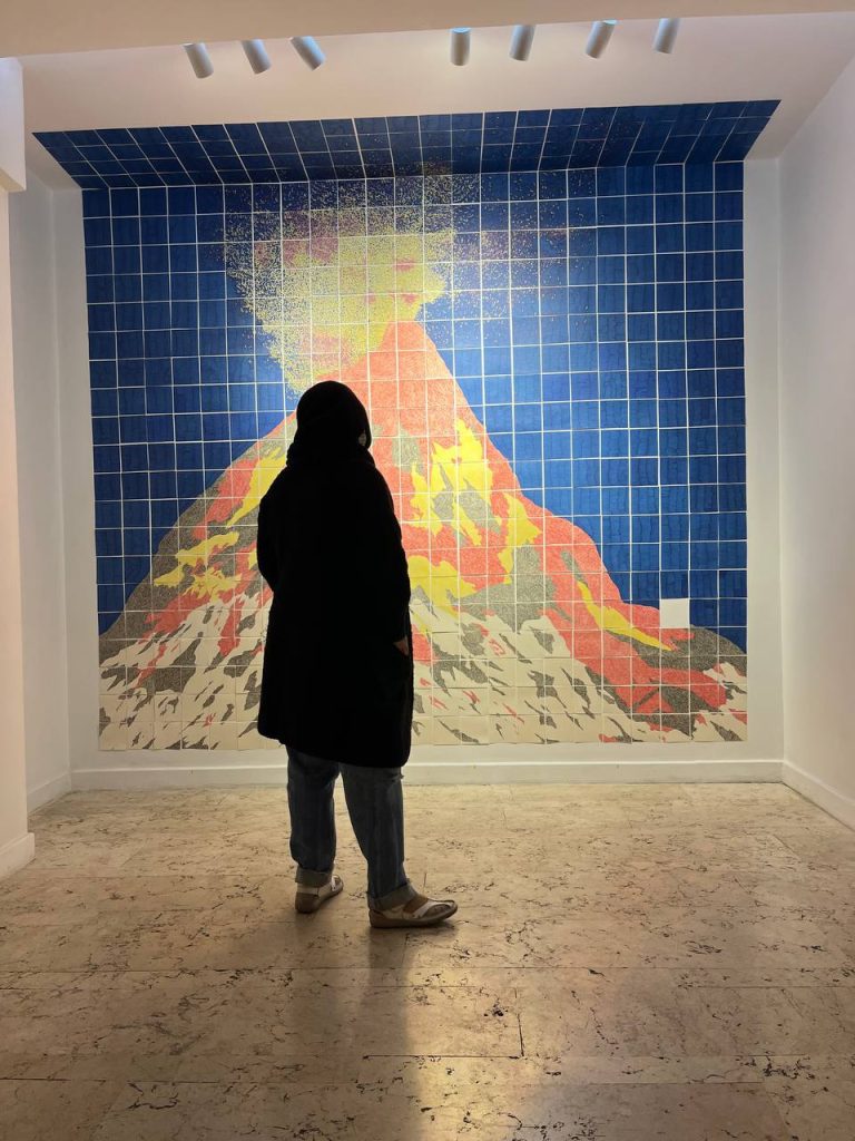 pegah shamloo - outburst - installation views