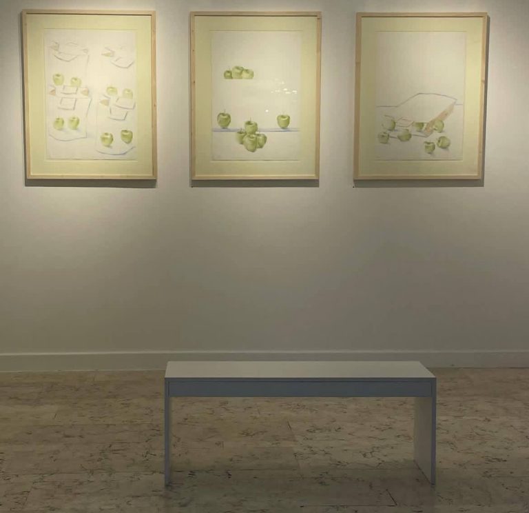 mehdi hosseini - green apple installation views