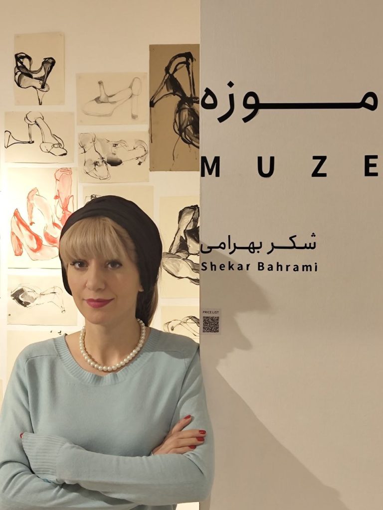 Shekar Bahrami - MUZE project - Installation views