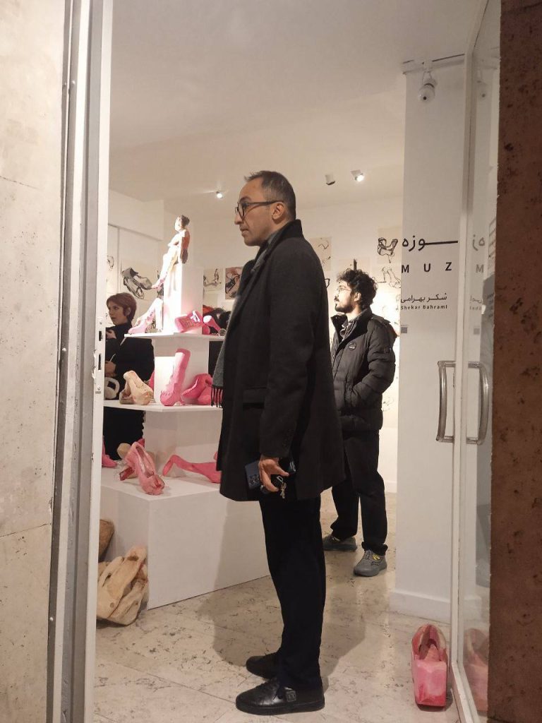 Shekar Bahrami - MUZE project - Installation views