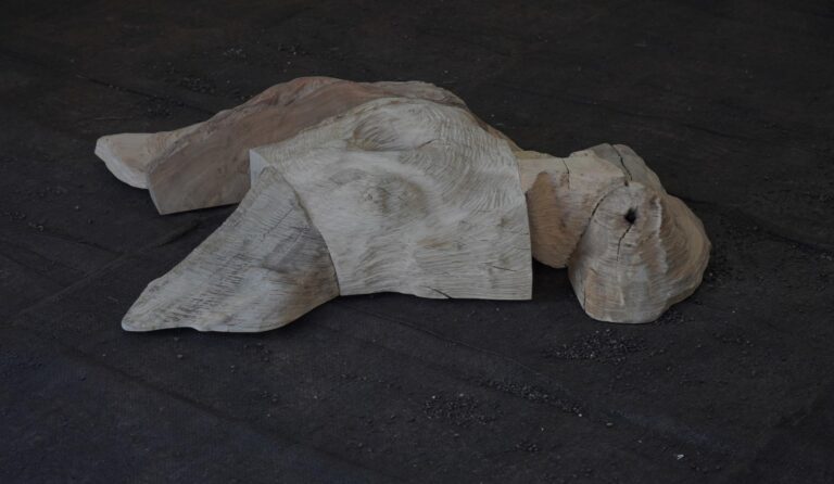 Untitled, Wood, 2025, 90 x 80 x 20 cm